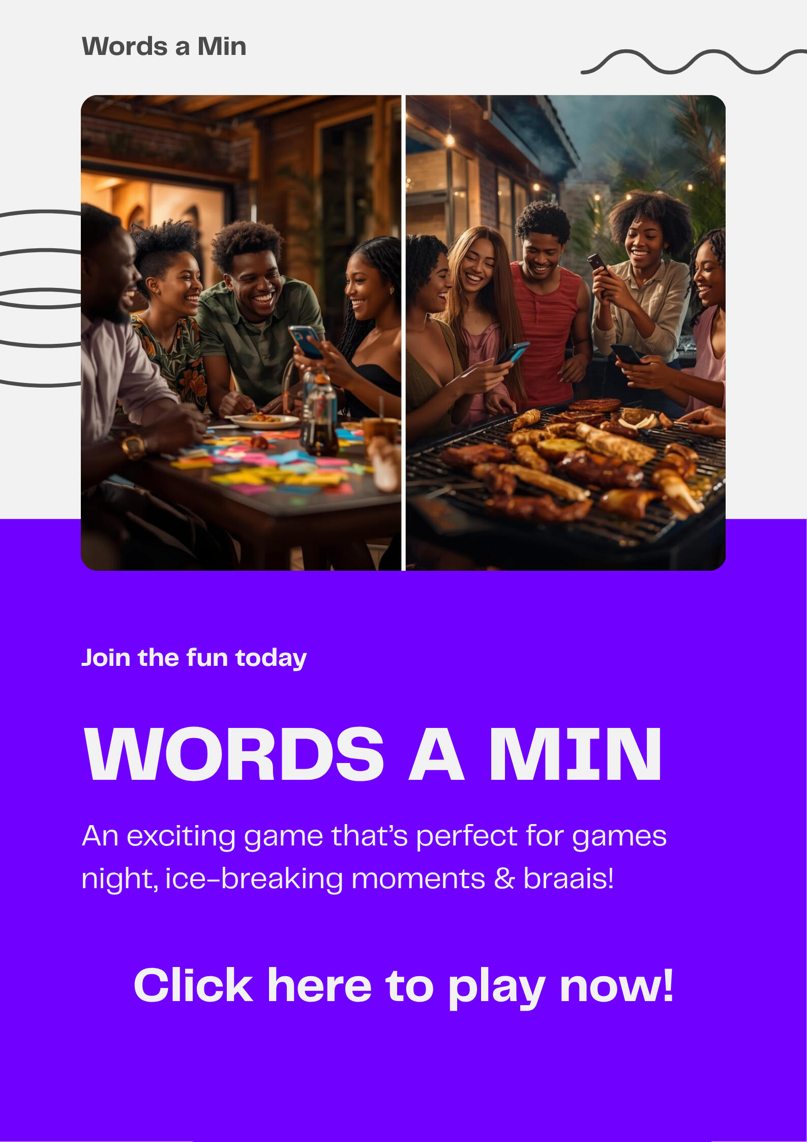 Words A Minute Join the game with friends
